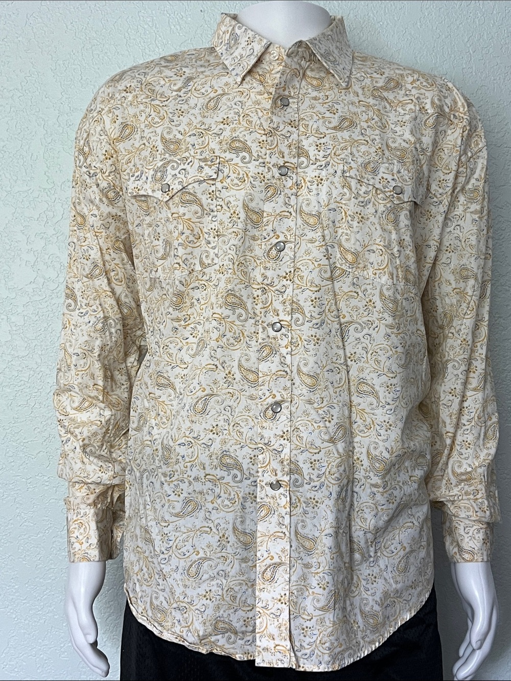 Panhandle Slim Western Pearl Snap Shirt XL Rodeo Ranch Cowboy Festival